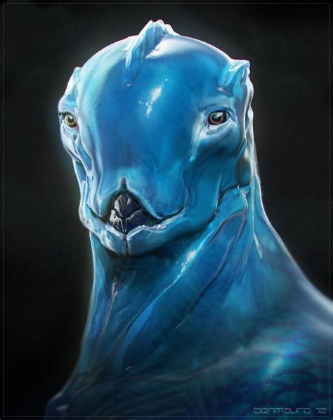 BLUE - Hero, Ben Mauro | Alien concept art, Creature concept art, Alien creatures