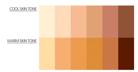 What Is My Skin Tone? Here's the Korean Way | The Klog | Skin tone chart, Skin tones, Warm skin tone