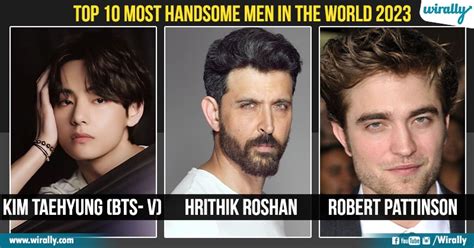 Top 10 Most Handsome Men In The World 2023 - Wirally