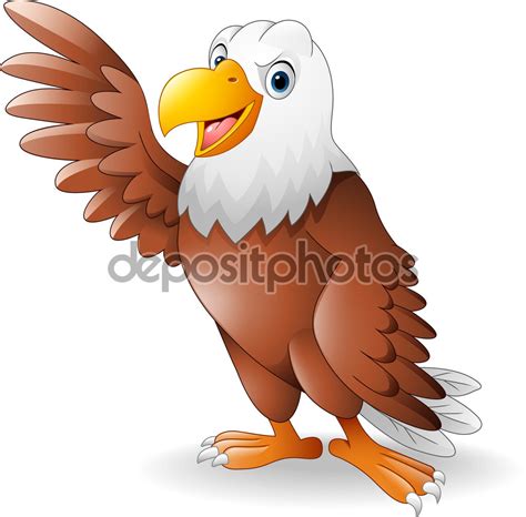 Cartoon Eagle Clipart Free Black And White