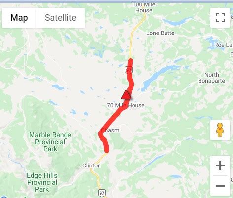 Highway 97 North of 70 Mile House Closed - My Cariboo Now