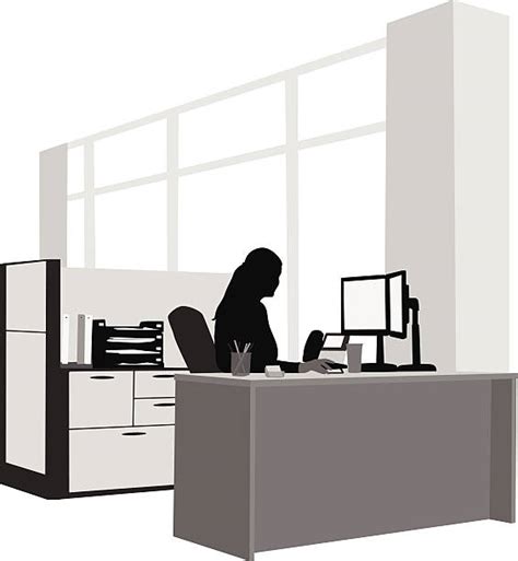 Office Cubicle Cartoon Illustrations, Royalty-Free Vector Graphics ...