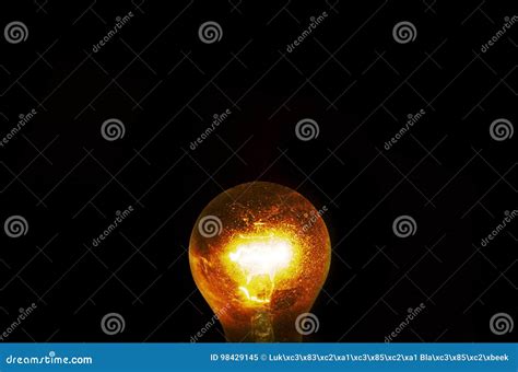 Glowing bulb stock image. Image of glow, bulb, atom, glowing - 98429145