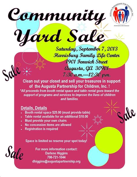 Yard Sale Flyer Template