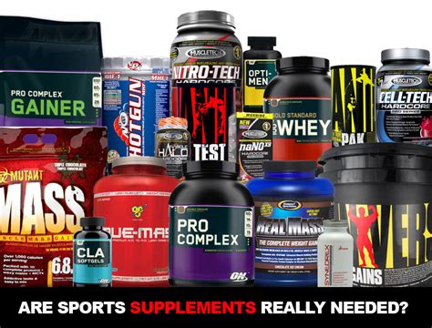 Are Sports Supplements Really Needed?