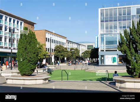 Queens Square, Crawley, West Sussex, England, United Kingdom Stock Photo - Alamy