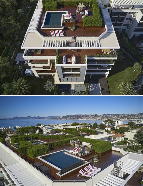 An Exceptional Rooftop Pool And Terrace Was Placed On Top Of This Apartment