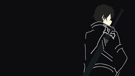 HD wallpaper: Kirigaya Kazuto, vector, Sword Art Online, minimalism | Wallpaper Flare