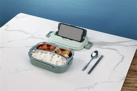 304 Stainless Steel Insulated Lunch Box Compartments Large - Temu