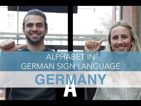 German Sign Language Alphabet