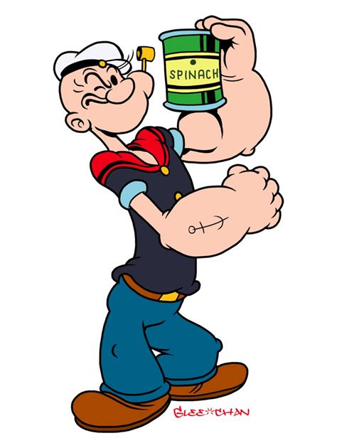 Popeye Png Cartoon Characters Of 90S - Clip Art Library