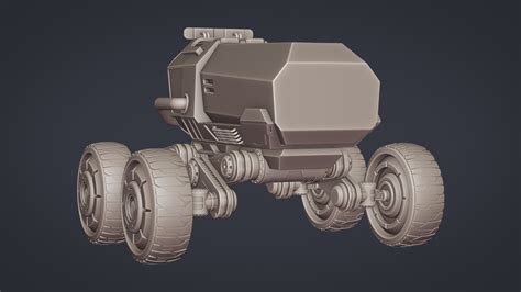 Sci Fi Truck 3D Model - TurboSquid 1990868