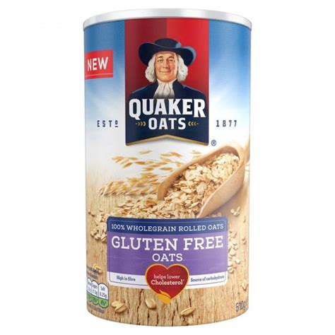 Quaker Oats Gluten Free Wholegrain Rolled Oats 510g | Approved Food