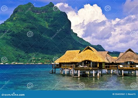 Fiji Island Huts Stock Photo - Image: 55433561