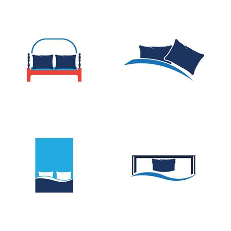 Bed logo vector illustration design template. Bed logo vector 3726815 Vector Art at Vecteezy