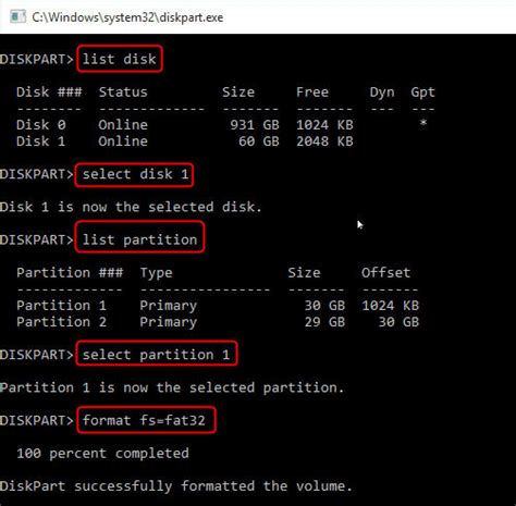 How to Format Raspberry Pi SD Card in Windows list disk