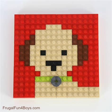 LEGO Animal Mosaic Building Cards - Frugal Fun For Boys and Girls