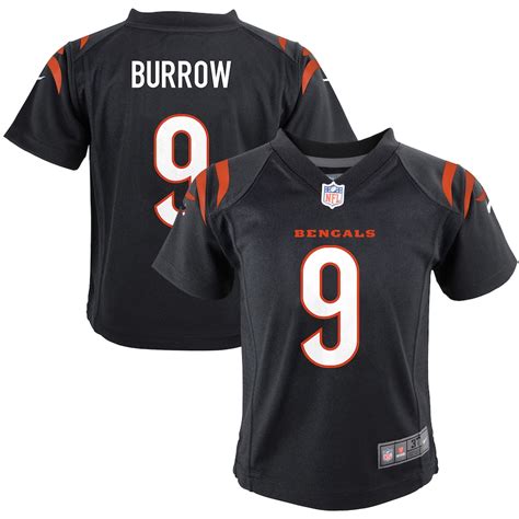 Infant Nike Joe Burrow Black Cincinnati Bengals Game Jersey