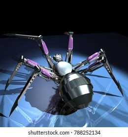 Mechanical Spider Robot 3d Rendering Stock Illustration 788252134 ...