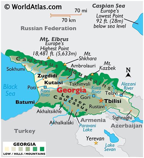 Georgia Maps & Facts - World Atlas