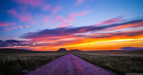 Sunset over the plains, Wyoming photo on Sunsurfer