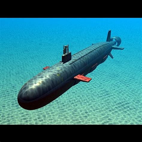 virginia submarine uss navy 3d 3ds