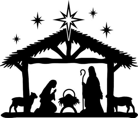 Nativity Scene SVG, Nativity SVG, Png, Eps, Dxf, Jpg Instant Digital ...