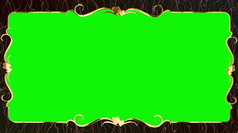 Golden Wedding Frame Green Screen Video Effect HD | All Design Creative