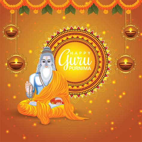 Happy guru purnima celebration background 7303757 Vector Art at Vecteezy