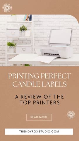 Top 4 Candle Label Printers for Professional-Quality Printing – Trendy Fox Studio