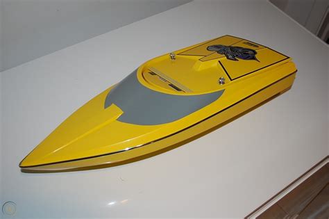 RC Jet Boat "SPRINT" Fiberglass hull for 28mm KMB Jet Drive (Yellow) | #1721699721