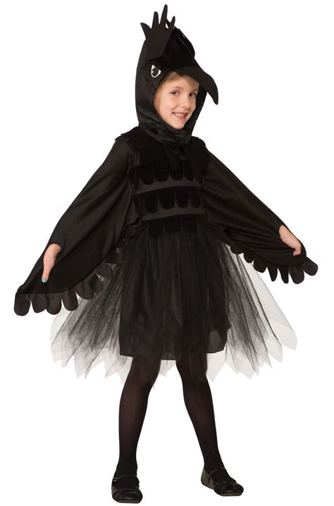 Raven Dress Child Costume (Small) - PureCostumes.com