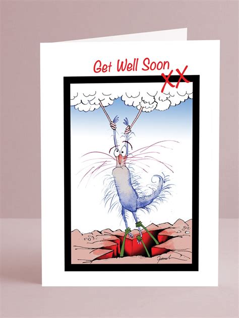 Get Well Soon Fun Cat Cards by Tony Fernandes - Etsy