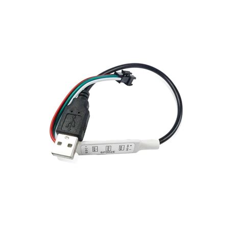 5-24V MINI 3Key LED Controller for WS2811 WS2812B LED Light Strip with USB Cable - Robu.in ...