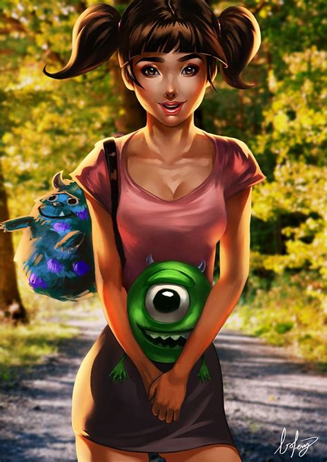 Boo by BoFeng on DeviantArt | Disney, Disney princess art, Modern disney characters