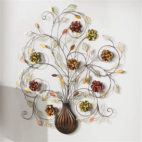 15 Ideas of Metal Flower Wall Art