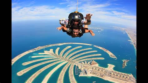 Skydive Dubai above the Palm Jumeirah - YouTube