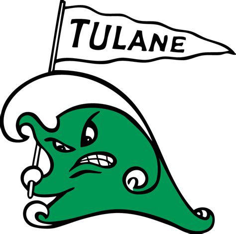 Tulane Green Wave Logo - Primary Logo - NCAA Division I (s-t) (NCAA s-t) - Chris Creamer's ...