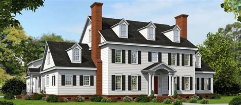 New England Colonial House Plans | Monster House Plans