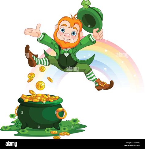 Leprechaun rainbow hi-res stock photography and images - Alamy