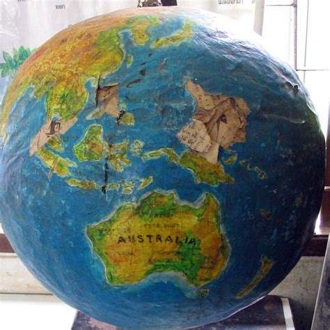 How to Make a Paper Mache Globe Craft