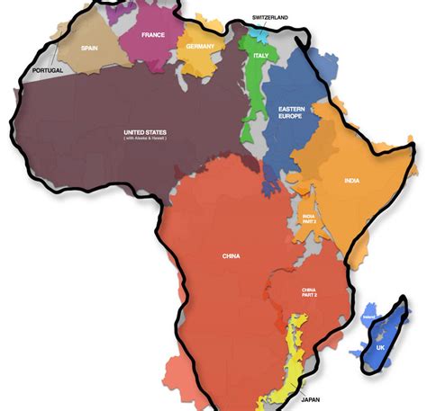 This Map Shows the Actual Size of Africa and It Is Mind-Boggling.