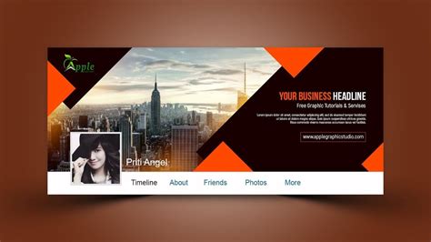 Corporate Facebook Cover Design - Photoshop CC Tutorial | Cover photo design, Facebook cover ...