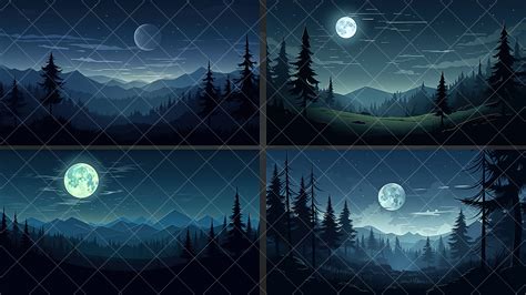 BACKGROUND - Vector Forest 2 in 2D Assets - UE Marketplace