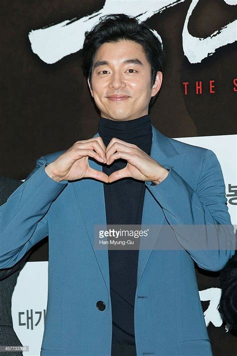 South Korean actor Gong Yoo attends "The Suspect" VIP screening at...