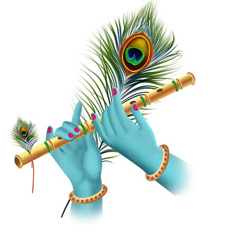 Krishan Hand with Flute PNG images Transparent | Krishna flute, Boho art drawings, Lord krishna ...