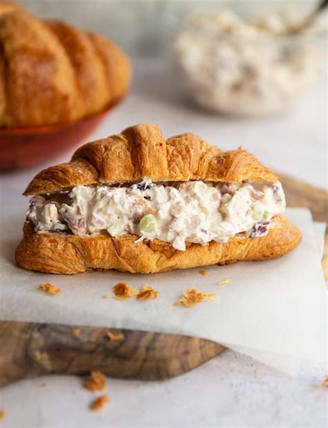 Chicken Salad Croissant Sandwich | Something About Sandwiches