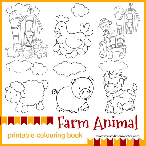 Free Printable Farm Animal Cutouts / You can also take printouts of these templates to give as ...