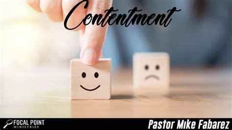 Contentment - Focal Point Ministries