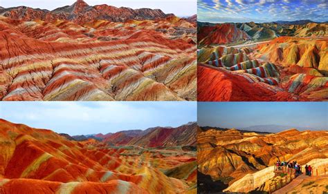 Zhangye Danxia Landform Map